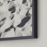 "Sand Wave" - Art Print in warm grey by Qing Ji - Frame Close-up