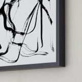 "Arise" - Art Print in Black & White by LaDara McKinnon - Frame Close-up