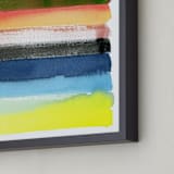 "Desert Island " - Art Print in multi by Kat Roberts - Frame Close-up
