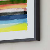 "Desert Island " - Art Print in multi by Kat Roberts - Frame Close-up