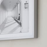 "Arches" - Art Print in Column White by Ilze Lucero - Frame Close-up