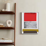 "Abstracciones Vol. 3" - Art Print in Maraschino by Aspacia Kusulas - In a Room