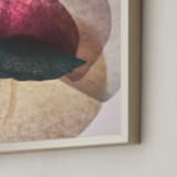 "la floraison" - Art Print in Rose by Karen Kardatzke - Frame Close-up