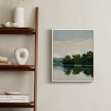 "Tranquil Waters III" - Art Print in Lake by Stephanie Goos Johnson - In a Room