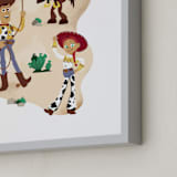 "Woody's Roundup" - Art Print in Desert by Katie Zimpel - Frame Close-up