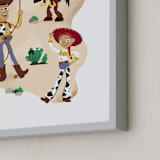"Woody's Roundup" - Art Print in Desert by Katie Zimpel - Frame Close-up