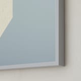 "Structure II" - Art Print in Eggshell by Kamala Nahas - Frame Close-up