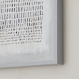 "Weaving Toward One Another" - Art Print in Chalk and Charcoal by Khara Ledonne - Frame Close-up