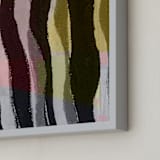 "Experiments I" - Art Print in Dark Charcoal by Bethania Lima - Frame Close-up