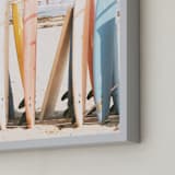 "IF YOU WANNA GO + TAKE A RIDE WITH ME" - Art Print in Surfjack by Summer Strauch - Frame Close-up
