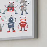 "mr robot" - Art Print in Blue Jay by peetie design - Frame Close-up