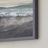 "Salt Kissed I" - Art Print in Sand by Khara Ledonne - Frame Close-up