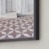 "Palace Walk 1" - Art Print in sandstone by Kamala Nahas - Frame Close-up
