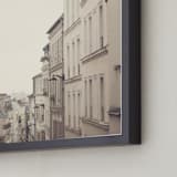 "Montmartre Unique Perspectives" - Art Print in Parisian Limestone by Caroline Mint - Frame Close-up