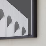 "Arches in black and white" - Art Print in Black and White by Alaric Yanos - Frame Close-up