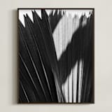 "Palmery 2" - Art Print in Black and White by Catherine Culvenor - Framed