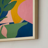 "Spring Rising" - Art Print in Precious Pink by cyrille gulassa - Frame Close-up