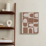"Arches" - Art Print in Cappucino Brown by Alisa Galitsyna - In a Room