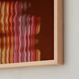 "Sugar Trace" - Art Print in Walnut by Paola Benenati - Frame Close-up
