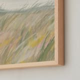 "Dune" - Art Print in Ocean by Anne Ciotola - Frame Close-up
