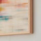 "Spring Plaid" - Art Print in Spring Plaid I by Karen Kardatzke - Frame Close-up