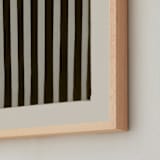 "True Stripes 1" - Art Print in Zebra by Kamala Nahas - Frame Close-up