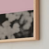 "Among the Wildflowers 1" - Art Print in Lilac by Morgan Kendall - Frame Close-up