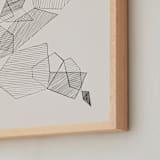 "Volatile N.2" - Art Print in Ivory by Catilustre - Frame Close-up