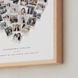 "Heart Snapshot for Grads: Framed Photo" - Framed Photo in White by Minted - Frame Close-up