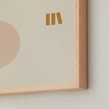 "Les Italiennes II" - Art Print in Earth by Alex Roda - Frame Close-up