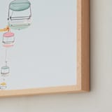 "Building Memories No.2" - Art Print in Azure Mist by Tania Medeiros - Frame Close-up