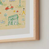 "In Paris" - Art Print in Lumière by Vera Lim - Frame Close-up