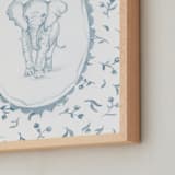 "Safari Heirloom 2" - Art Print in Morning Sky by Haley Knighten - Frame Close-up