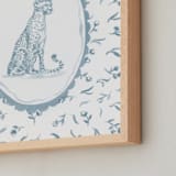 "Safari Heirloom 1" - Art Print in Morning Sky by Haley Knighten - Frame Close-up