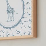"Safari Heirloom 3" - Art Print in Morning Sky by Haley Knighten - Frame Close-up