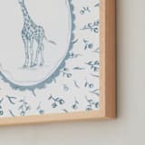 "Safari Heirloom 3" - Art Print in Morning Sky by Haley Knighten - Frame Close-up