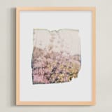 "Into the Wild 1" - Art Print in Lupin by Kamala Nahas - Framed