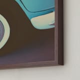 "Road Trip" - Art Print in Retro by Deborah Chou - Frame Close-up