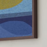 "tissue mounds" - Art Print in sun and moon by Carrie Moradi - Frame Close-up