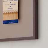 "Famous Food Blue" - Art Print in French Onion Blue by Andrew McClintock - Frame Close-up