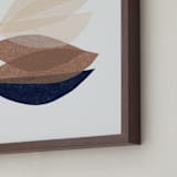 "paper blossoms I" - Art Print in porcelain by Carrie Moradi - Frame Close-up
