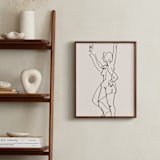 "Transfiguration 02" - Art Print in Ivory Black by Catilustre - In a Room