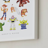 "Andy's Toys from Disney and Pixar's Toy Story" - Personalized Art Print in Candy by Rebecca Smith - Frame Close-up