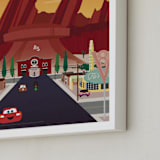 "Stop Over In Radiator Springs" - Art Print in Desert by Erica Krystek - Frame Close-up
