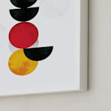 "Minimalist" - Art Print in Coal by Anna Joseph - Frame Close-up