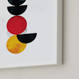 "Minimalist" - Art Print in Coal by Anna Joseph - Frame Close-up