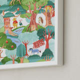 "Hundred Paper Woods" - Art Print in Forest by Sarah Knight - Frame Close-up