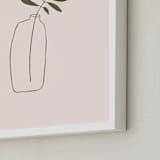 "Malena" - Art Print in Olive by Alex Roda - Frame Close-up