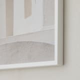 "Structural III" - Art Print in Stone by Jacquelyn Sloane Siklos - Frame Close-up