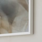 "Whispers of Innocence 2" - Art Print in Glazed Blue by Helen Makadia - Frame Close-up